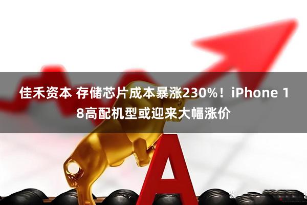 佳禾资本 存储芯片成本暴涨230%！iPhone 18高配机型或迎来大幅涨价
